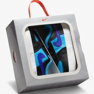 Nike Baby Walker Shoes - Black, Blue, and Purple